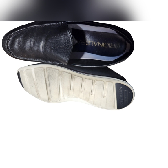 Cole Haan Original Grand Venetian Loafers Black Leather - Size 13 - Picture 6 of 7